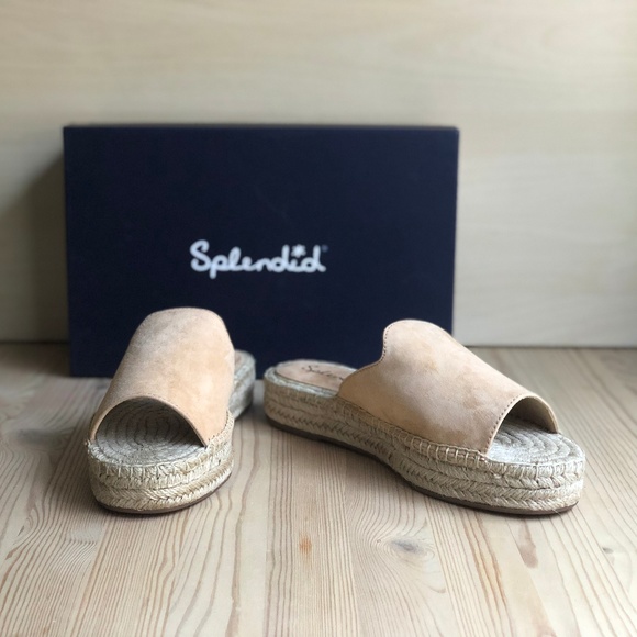 NEW Splendid Franci Espadrille Slide Sandals - Picture 2 of 7